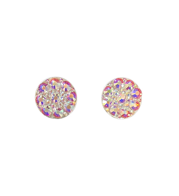 Button Stud Earrings