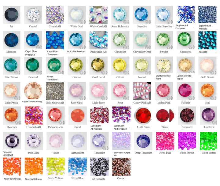 Button Colorchart