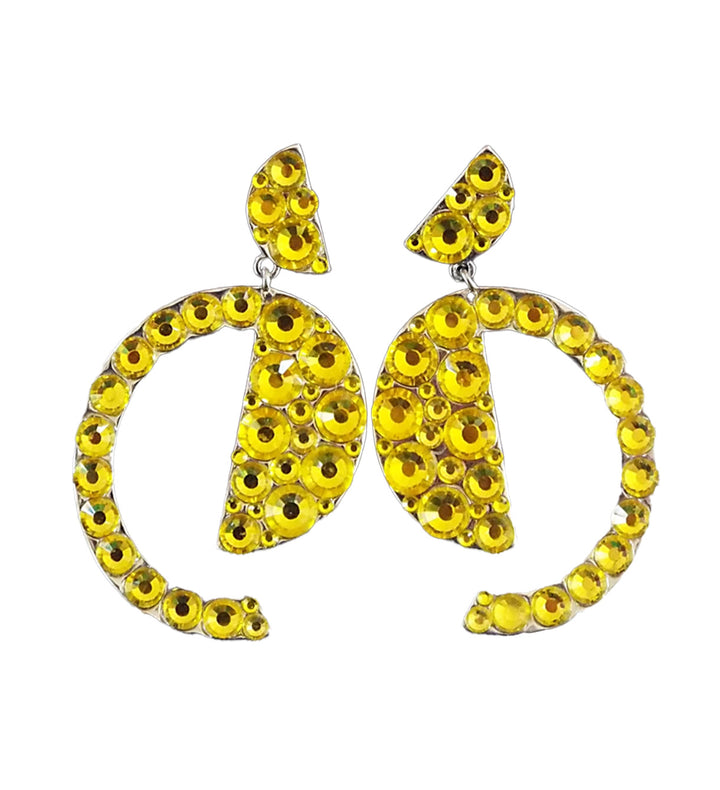 Luna Citrine Earrings 