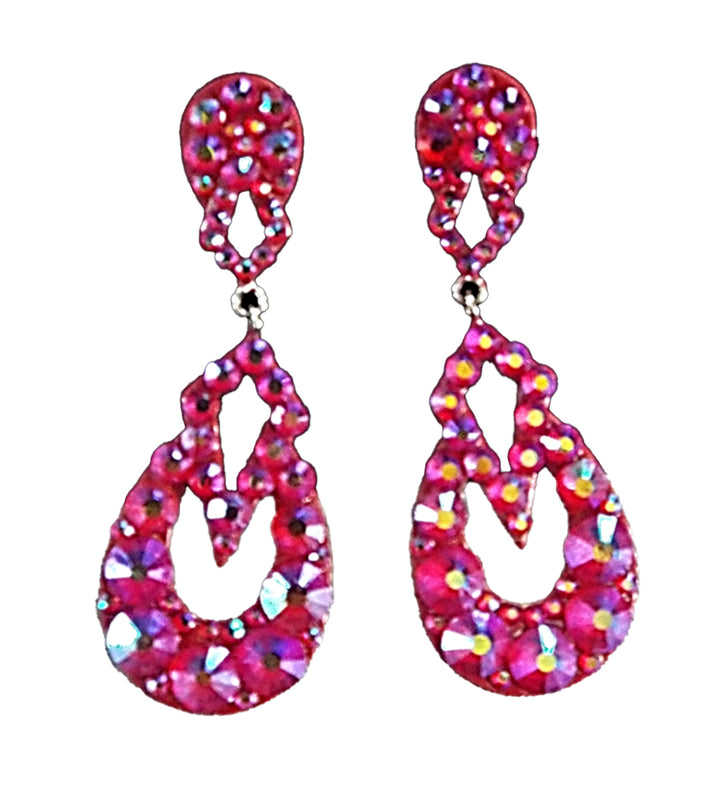 Natalina Small Light Siam Ab European Dangle Earrings 